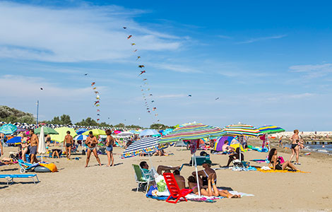 Discover the public beaches in Caorle
