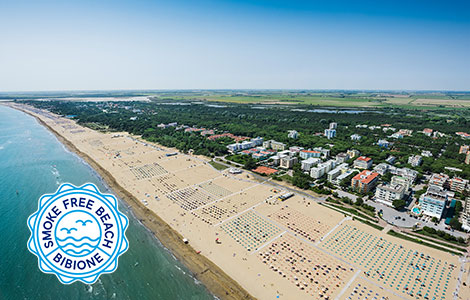 Bibione: la spiaggia senza fumo