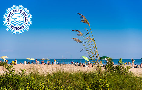 Bibione: la spiaggia senza fumo Lampo