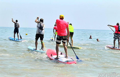 Sport on the beach in Jesolo