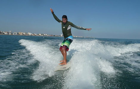 Sport on the beach in Jesolo Lampo