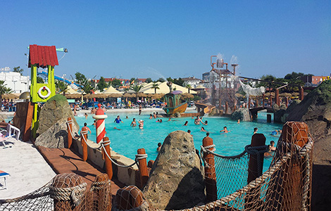 Aquafollie und Luna Park in Caorle