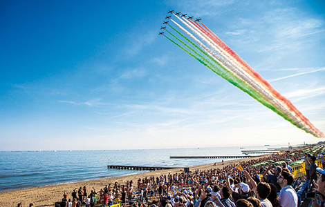 Frecce Tricolori in Jesolo