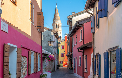 Caorle Cathedral and historic landmarks Lampo