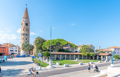 Caorle Cathedral and historic landmarks