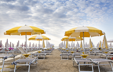 How to book a beach umbrella in Caorle