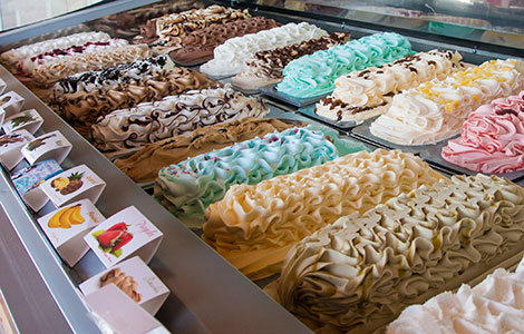 Die besten Eisdielen in Caorle Lampo