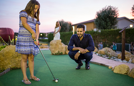 Minigolf in Bibione Lampo