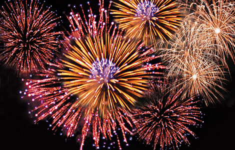 Fireworks in Bibione