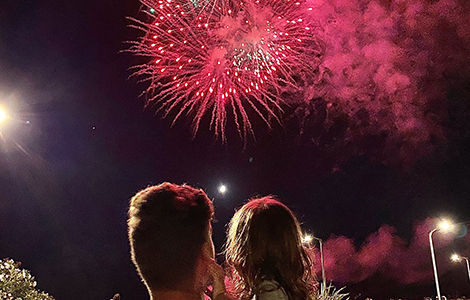 Feuerwerk in Bibione