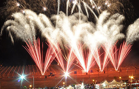 Feuerwerk in Bibione Lampo