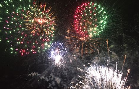 Feuerwerk in Bibione