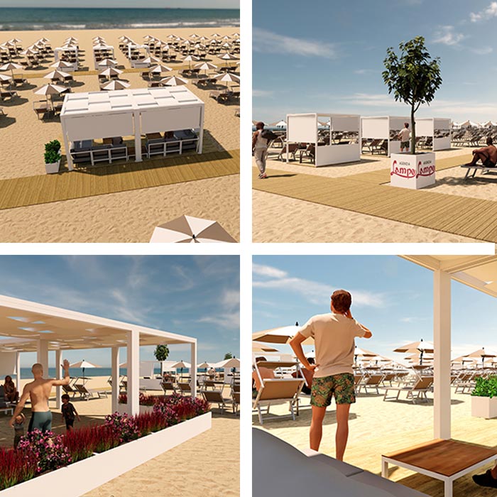 servizi spiaggia bibione